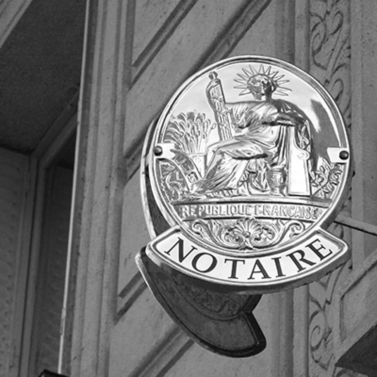 Plaque Notaire